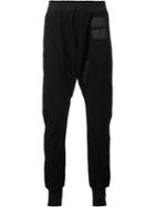 Julius Paneled Drop Crotch Pants, Men's, Size: 2, Black, Cotton