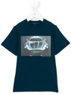 Aston Martin Kids Car Print T-shirt, Boy's, Size: 12 Yrs, Blue