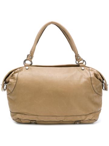 Marni Vintage Zipped Large Handbag - Nude & Neutrals