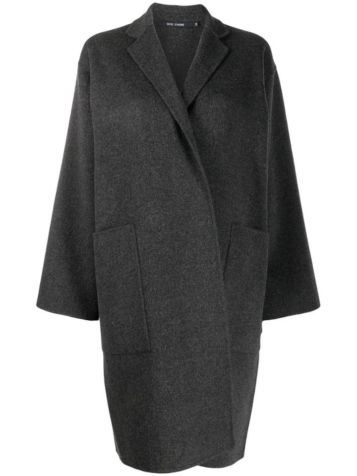 Sofie D'hoore Wrap-style Single-breasted Coat - Grey