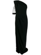 Dsquared2 One Shoulder Long Dress - Black