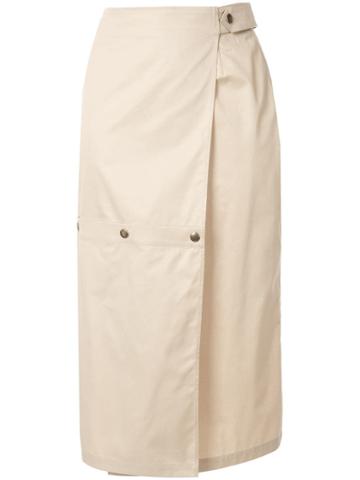 Boyarovskaya Hybrid Pencil Skirt - Brown