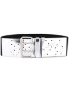 Mm6 Maison Margiela Metallic Perforated Belt