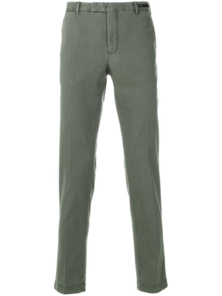 Pt01 Skinny Chinos - Green