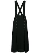 Comme Des Garçons Vintage 1993 Pinafore Skirt - Black