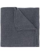 Dsquared2 Ribbed Knit Scarf - Grey