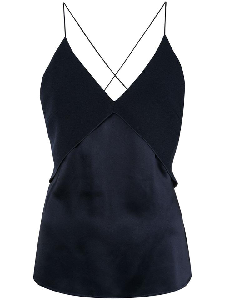 Dion Lee Sleeveless V-neck Top - Blue
