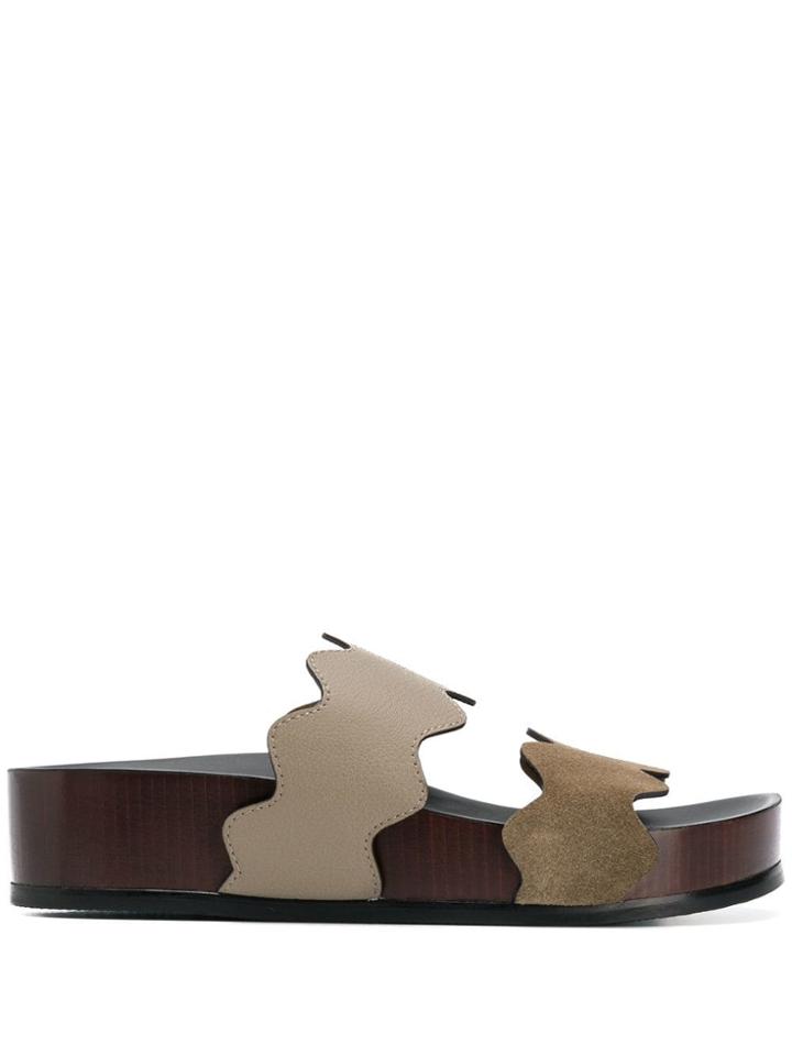 Chloé Lauren Slides - Neutrals