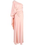 Alberta Ferretti One-shoulder Gown - Pink