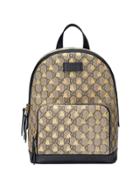 Gucci Gg Supreme Bees Backpack - Nude & Neutrals
