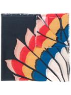 Stella Mccartney - Printed Scarf - Women - Silk/modal - One Size, Blue, Silk/modal
