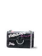 Pinko Love Fabulous Mini Shoulder Bag - Black