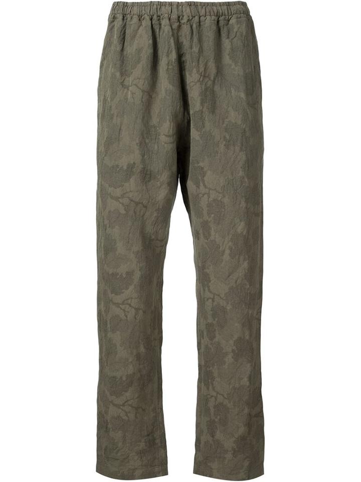 White Mountaineering Floral Camouflage Trousers
