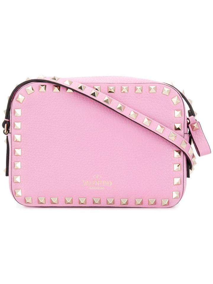 Valentino Valentino Garavani Rockstud Camera Cross-body Bag - Pink