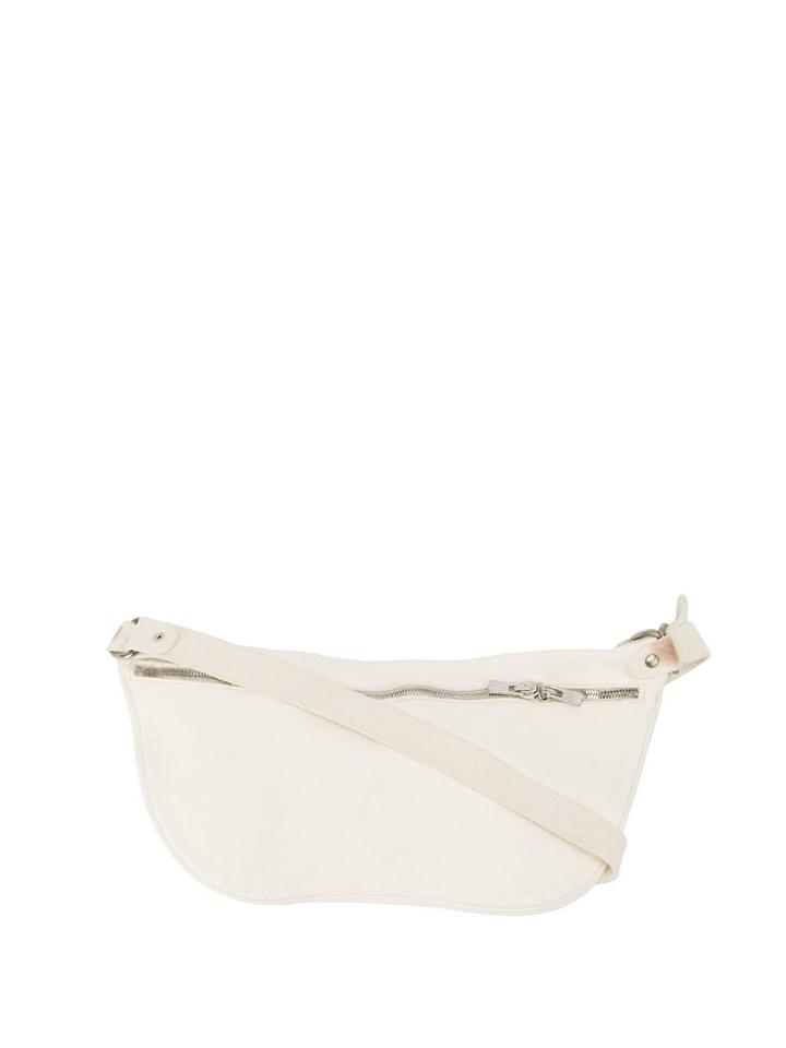 Guidi Leather Shoulder Bag - White