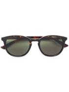 Mcq By Alexander Mcqueen Eyewear Round-frame Sunglasses - Brown