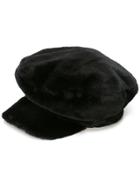 Charlotte Simone Hat/baker Babe Faux Fur Hat - Black