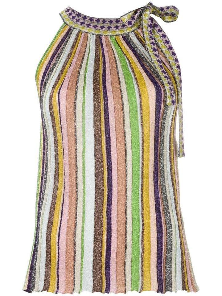 Missoni Striped Knitted Top, Women's, Size: 38, Rayon/viscose/polyester