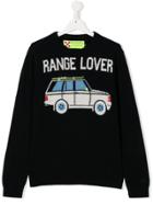 Mc2 Saint Barth Kids Douglas Car Love Jumper - Black