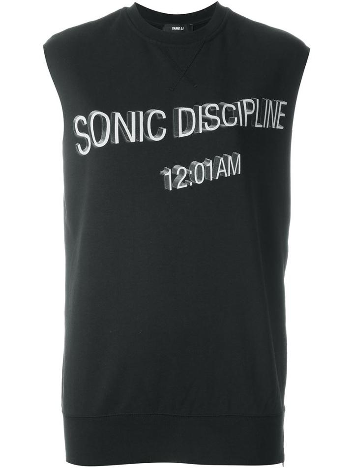 Yang Li Sonic Discipline Sleeveless Sweater, Women's, Size: Xs, Black, Cotton