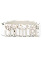 Versace Jeans Couture Logo Buckle Belt - White