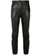 Ann Demeulemeester Skinny-fit Biker Trousers - Black