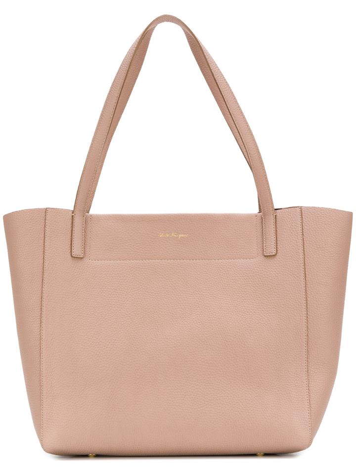 Salvatore Ferragamo Classic Tote Bag - Nude & Neutrals