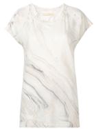 Raquel Allegra Round Neck T-shirt - Nude & Neutrals