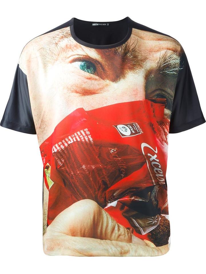 Issey Miyake Men Printed T-shirt