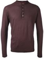 Massimo Alba - Buttoned Sweatshirt - Men - Cotton - Xl, Red, Cotton