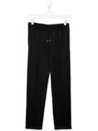 Msgm Kids Drawstring Track Trousers - Black