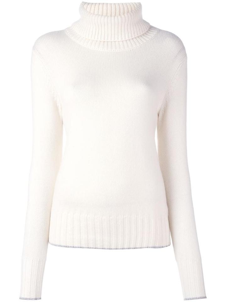 N.peal Chunky Roll Neck Pullover, Women's, Size: Medium, Nude/neutrals, Cashmere