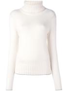 N.peal Chunky Roll Neck Pullover, Women's, Size: Medium, Nude/neutrals, Cashmere