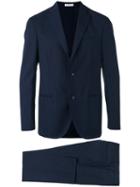 Boglioli Formal Suit, Men's, Size: 52, Blue, Acetate/cupro/wool