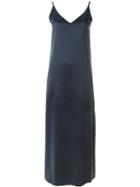 Equipment Racquel Slip Dress, Women's, Size: M, Blue, Silk