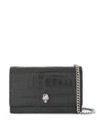 Alexander Mcqueen Mini Skull Cross Body Bag - Grey