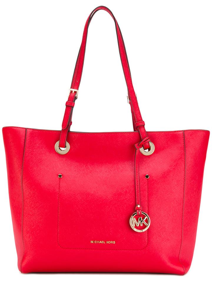 Michael Michael Kors Large Walsh Tote Bag - Red