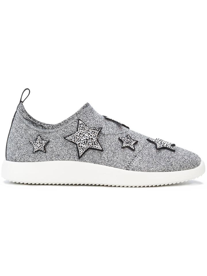 Giuseppe Zanotti Design Alena Star Sneakers - Metallic