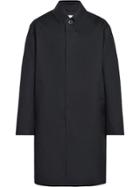 Mackintosh Black & Green Bonded Cotton Coat Gr-095