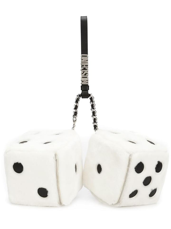 Moschino Furry Dice Shoulder Bag