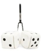 Moschino Furry Dice Shoulder Bag
