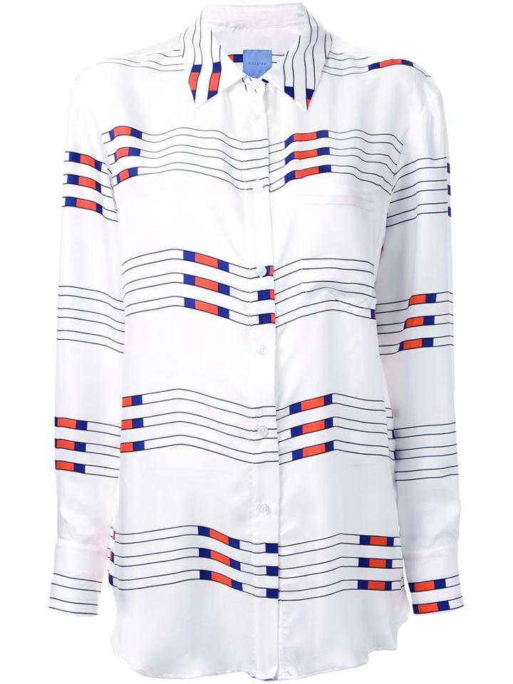 Macgraw 'jockey' Shirt, Women's, Size: 6, White, Silk