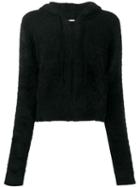 Pinko Faux-fur Hooded Jacket - Black