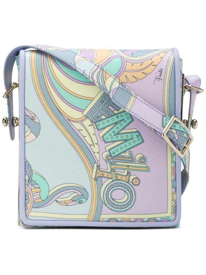 Emilio Pucci Printed Shoulder Bag - Multicolour
