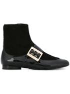 Lanvin Two Tone Ankle Boots