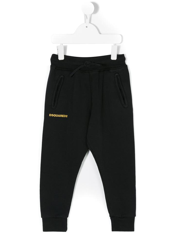 Dsquared2 Kids - Logo Track Pants - Kids - Cotton - 12 Yrs, Blue