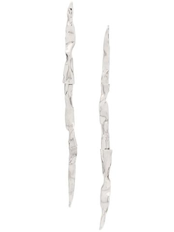 Misho Cascade Earrings - Silver