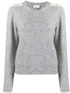 3.1 Phillip Lim Pearl Embellished Sweater - Grey