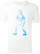 John Varvatos 'david Bowie' Print T-shirt, Men's, Size: Xl, White, Cotton/modal