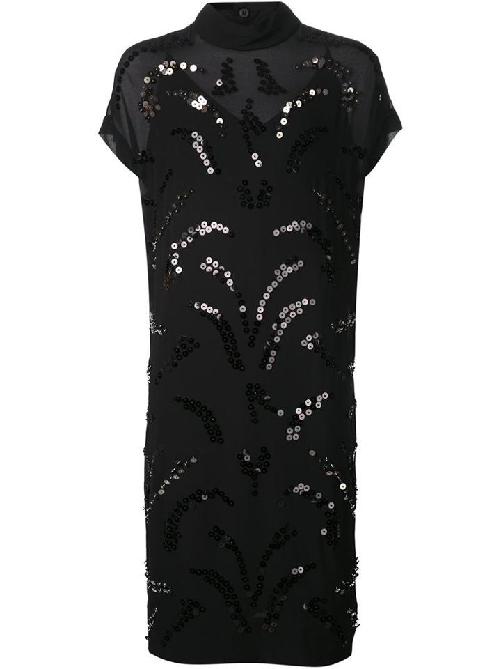 By Malene Birger Sequin Detail Shortsleeved Dress